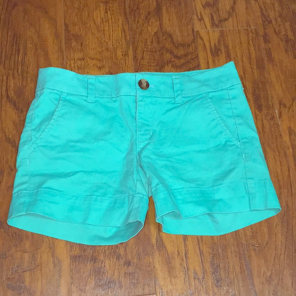 American eagle turquoise shorts